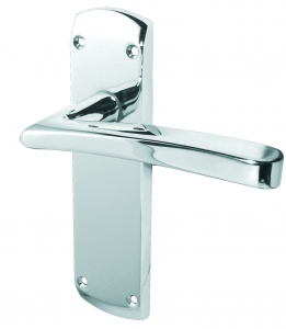 Napoli Lever Handle on Backplate